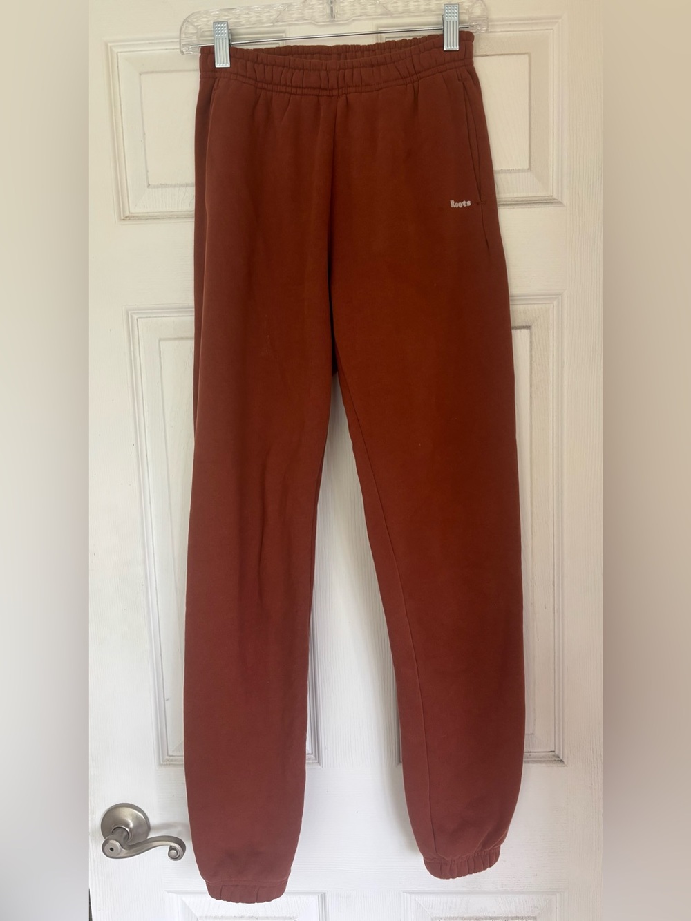 Roots women Rust Red Joggers